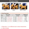 No Pull XXS Puppy Harness with Multifunction Dog Leash Soft Adjustable No Choke Escape Proof Pet Harness Vest Caramel Dog Chest 6