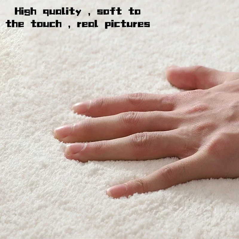 Ins Shaped Plush Carpet living room Large Area Fluffy Sofa Leisure Time Rug Bedroom Room Decor Irregular Original Art Floor Mat 2