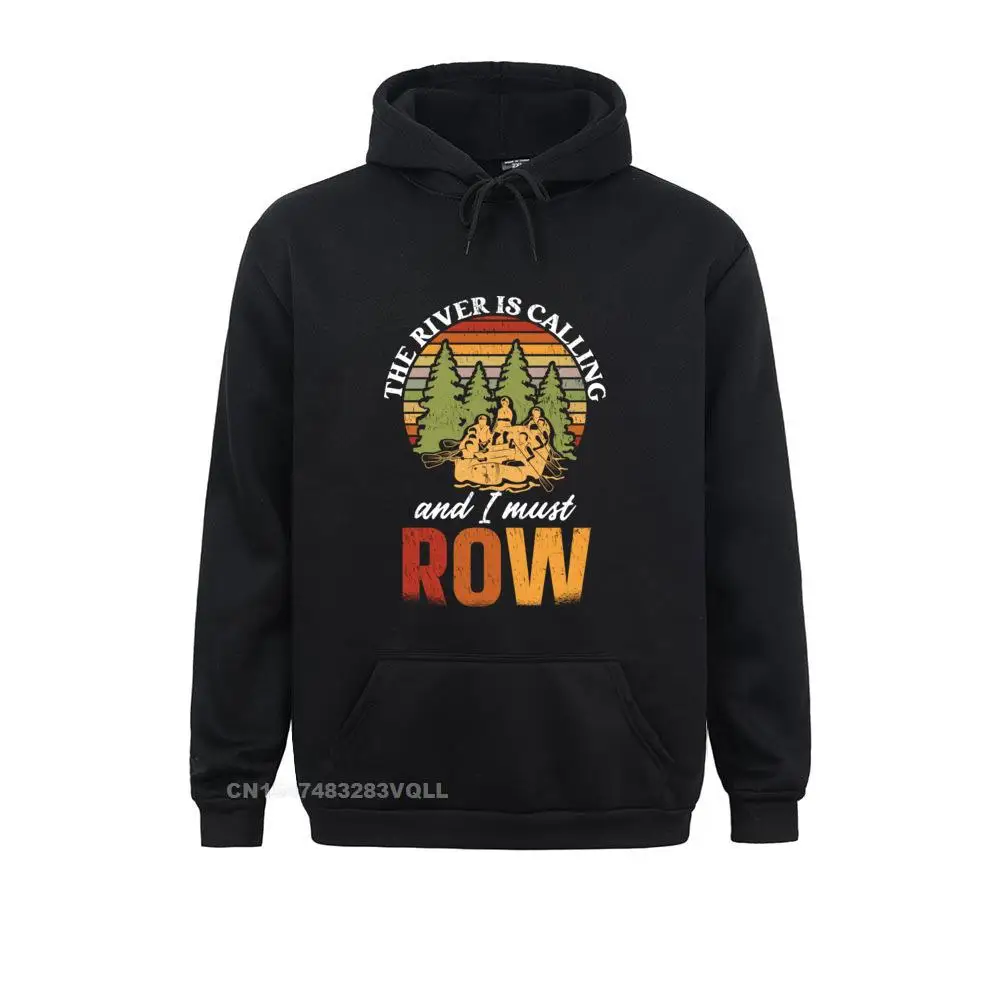 

White Water Rafting Rafting Hoodies For Men Vintage Sweatshirts Funny Fashion Clothes Long Sleeve