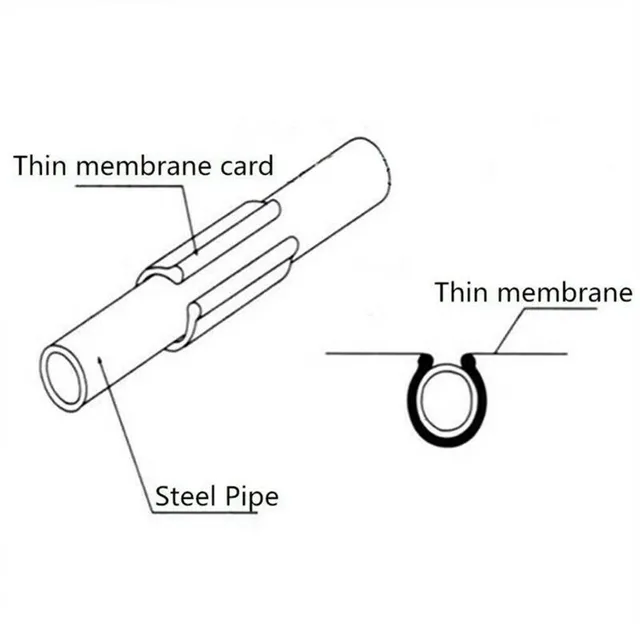 Üvegházhatású Klipek Snap Bilincsek 10Db Fekete Abs Bepattanó Az Klipekhez Pillanatnyi Bilincs Pvc Cső - Image 2