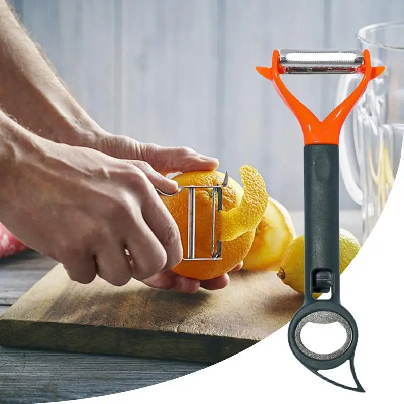 

Stainless Steel Multifunctional Peeler Vegetable Cutter Peeler With Ergonomic Handle And Sharp Blade Shaver Paring Knife