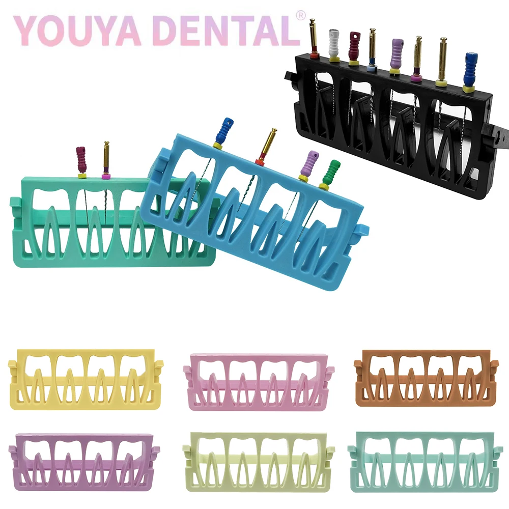 

Держатель для иголок для корневого канала, 8 отверстий, автоматический держатель для стоматологических сверл, поворотный блок для иголок, держатель для чистки иголок для корневого канала