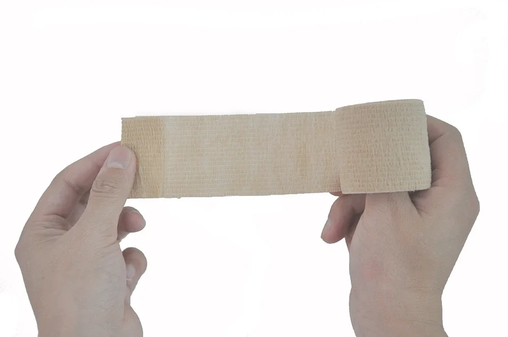 6/1 Stück buntes sportliches Wickelband, selbstklebende elastische Bandage, Hansaplast, Sportschutz, Knie, Finger, Knöchel, Handfläche, Schulter – Detail 9