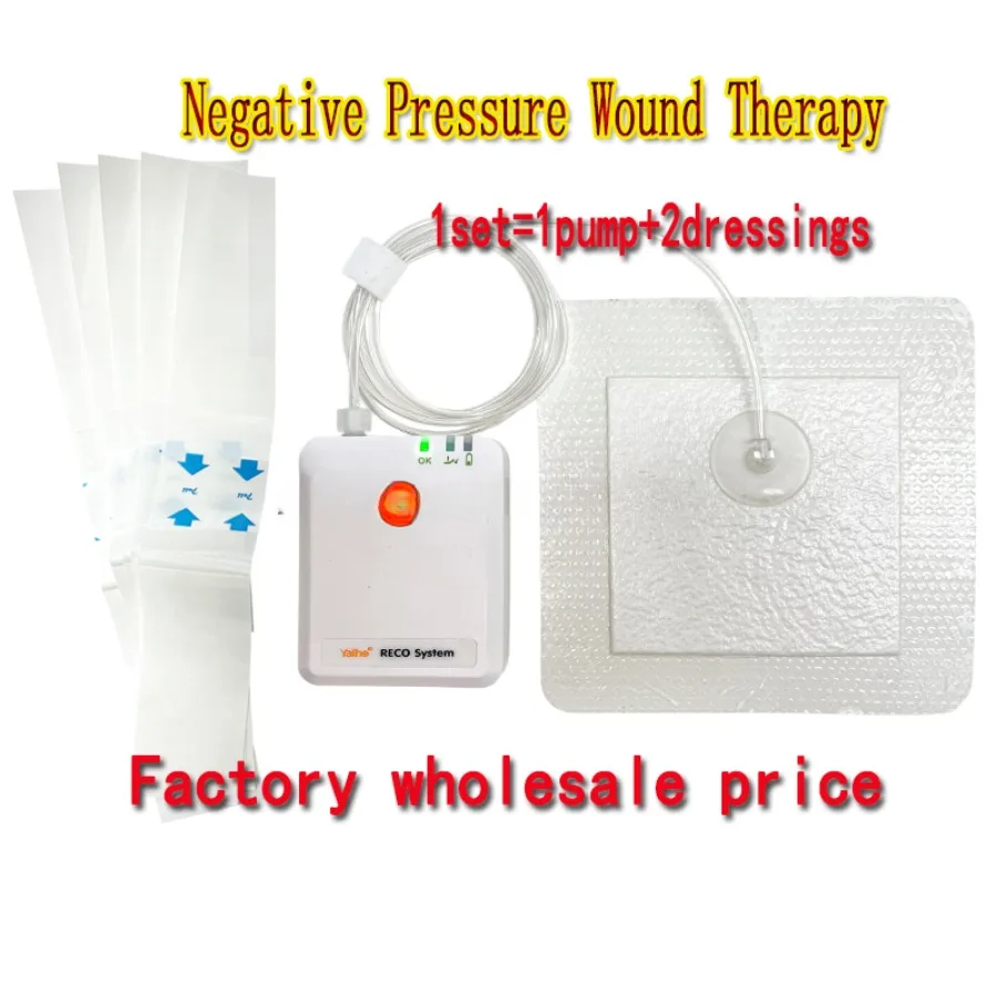 

NPWT Negative Pressure Wound Therapy kit medical dressing with 2 pcs dressing