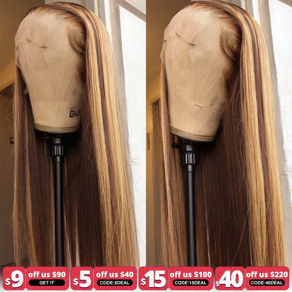 Photo Pal Ombré Perücke 75cm - Lang & Glatt Für Cosplay & Kostüme