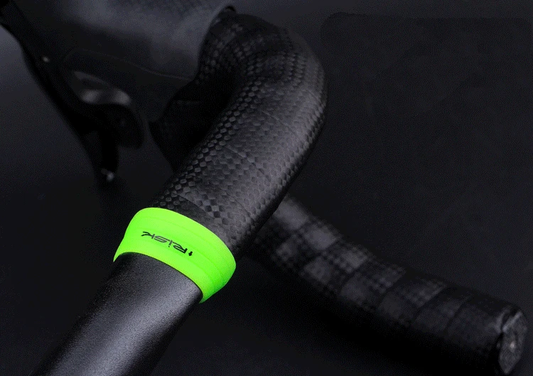 1 Pair Bike Silicone Plug Rubber Anti-Skip Road Bike Plugs For Bar Tape Waterproof Wear Resistant Oudoor Strap Silicone Ring