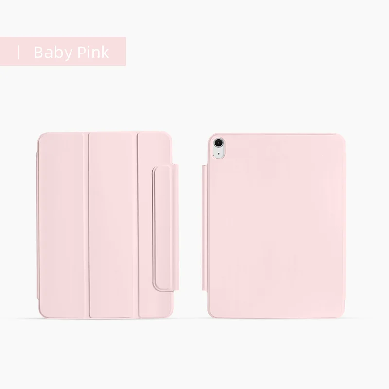 Magnetic Closure Double-Sided Folio with Y-Fold Multi-Angle Stand and Auto Wake/Sleep Feature