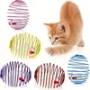 1/2/3pcs Cat Toy Balls Stretchable Kitten Springs Toys Interactive Caged Rats Rolling Cat Balls Random Color Cat Accessories 3