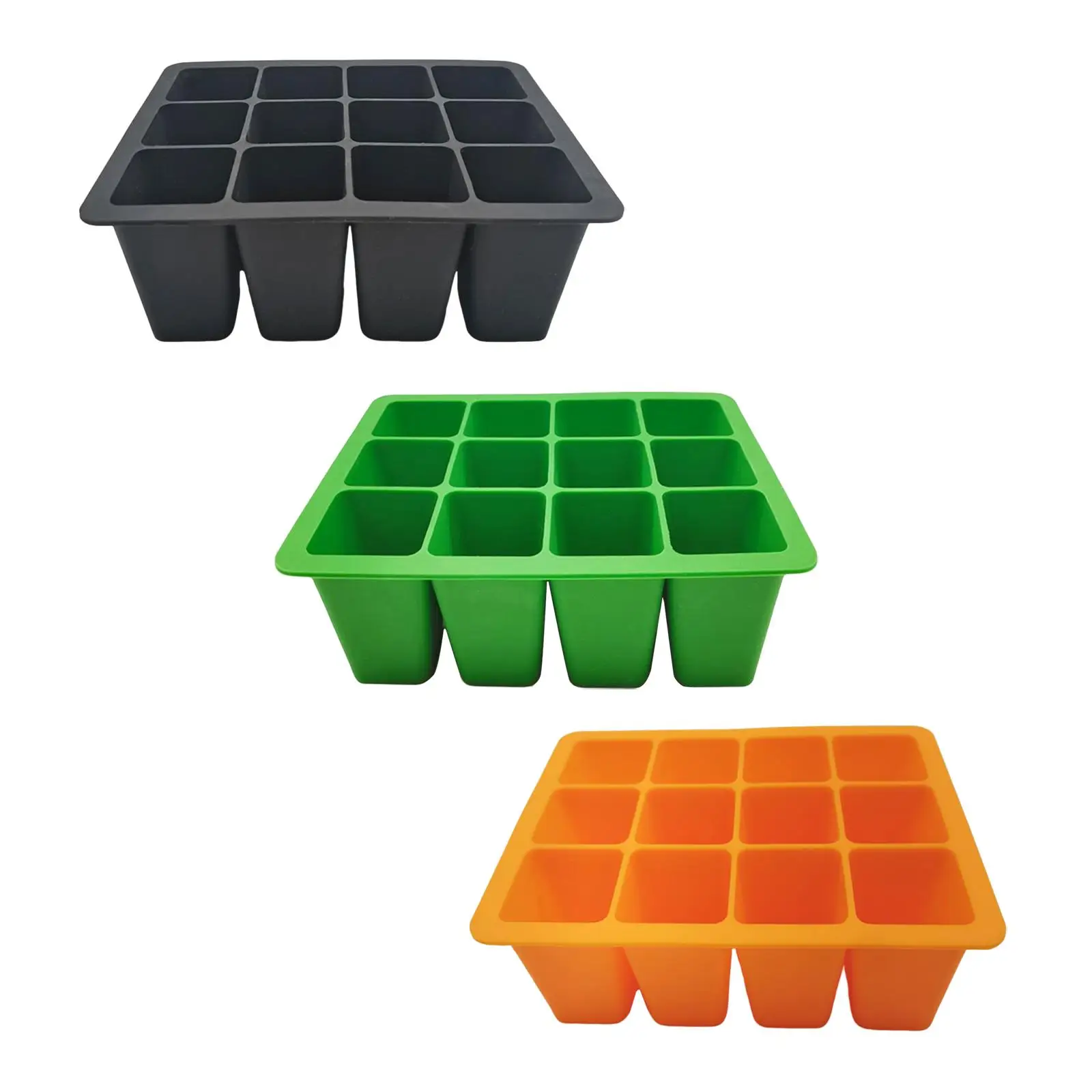 Seed Starting Tray 12 Cell Seedling Pots Seed Starter Pots