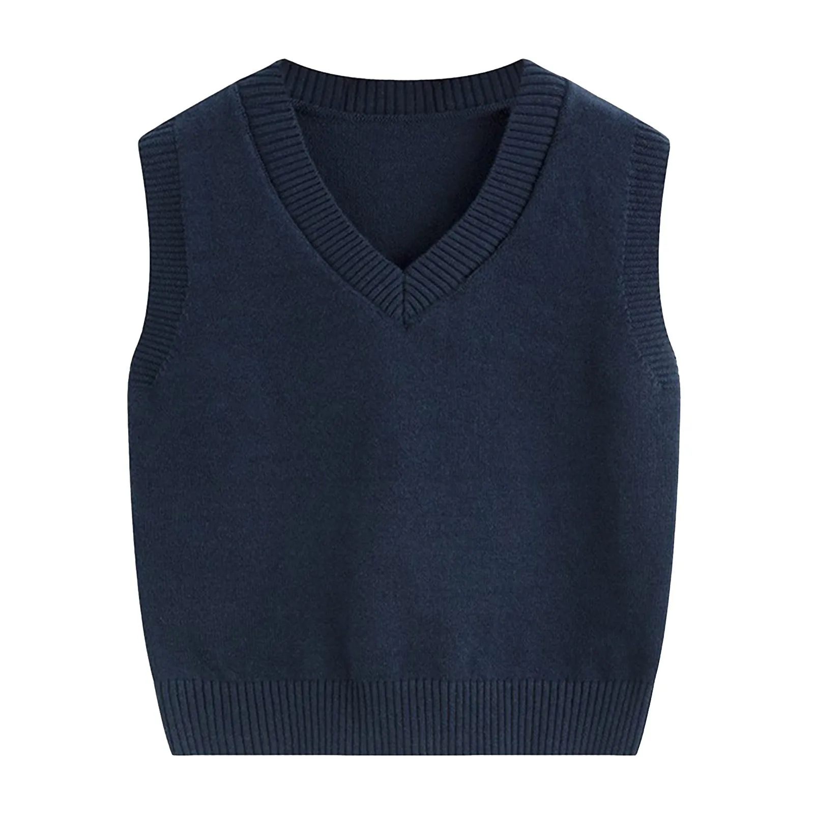Knit Planets Tee Shirt For Boys Tops Girls Boys Toddlers' V Neck Sweater Vest Childrens Kids Sleeveless Winter Vest Clothes
