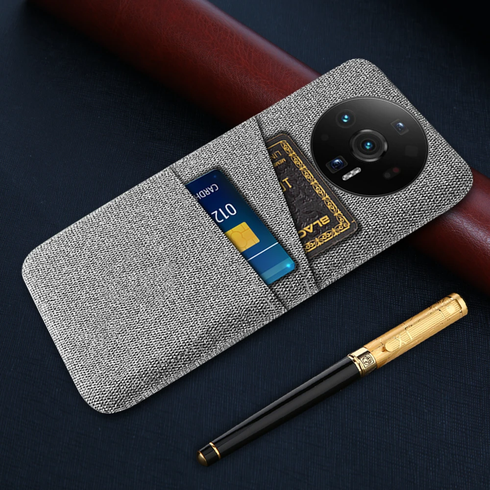 12 S Ultra Per Xiaomi Mi 12 S Ultra Case Dual Card Tessuto Panno Copertura Di Lusso Xiomi Mi12S Ultra 12 S S12 Ultra 12Sultra 5G Coque