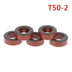 Set of 5 Small Iron Powder Cores for High - Frequency Applications (40 - 400MHZ) (T50 - 2)
