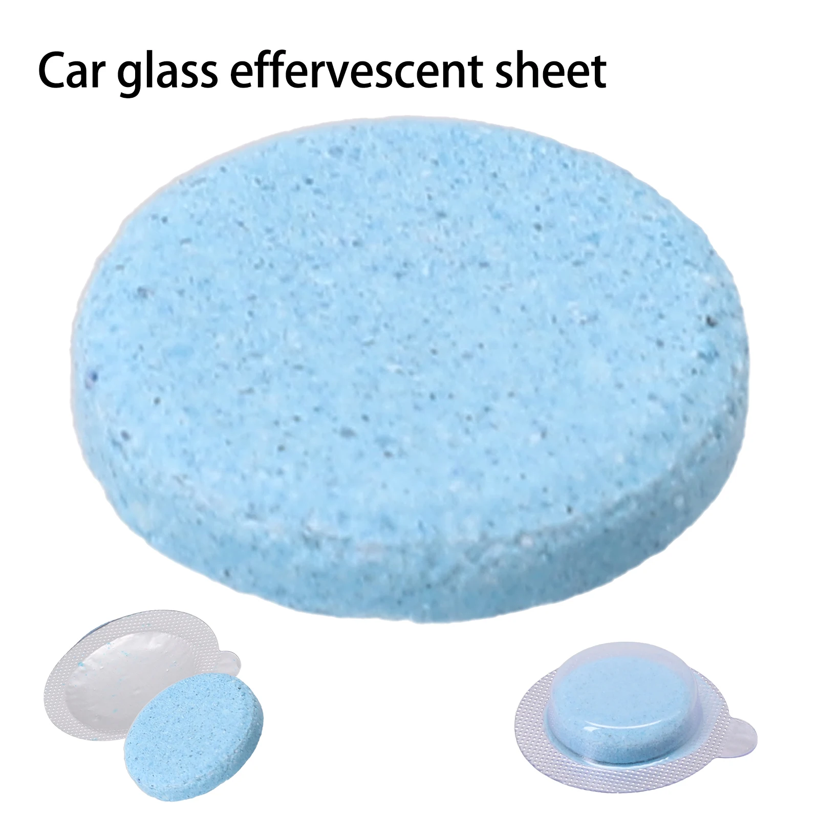 

Car Windshield Glass Cleaner Effervescent Solid Tablets Concentrated Washer Can Turn Conventional Water Into Strong Cleaning Liq