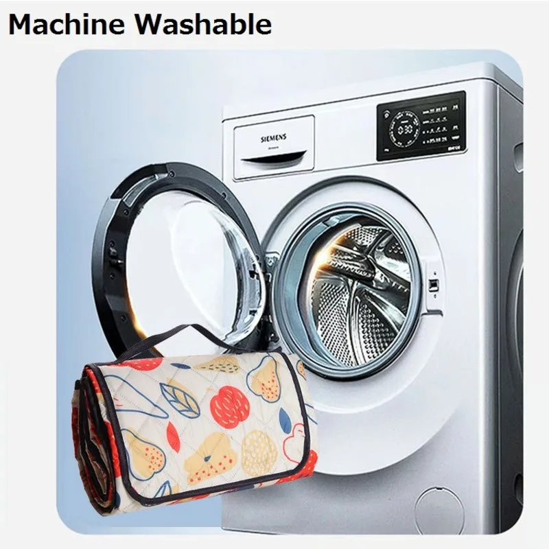 New Outdoor Picnic Mat Thickened Waterproof Machine Washable Picnic Blanket Moisture-proof Pad Beach Blanket Camping Floor Mat 5