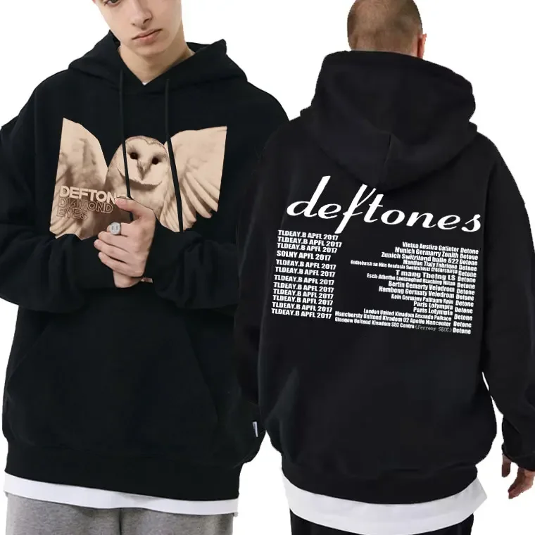 

Deftones Diamond Eyes Graphic Hoodie Vintage Men Women Casual Alternative Rock Sweatshirt Streetwear Oversized Gothic Hoodies
