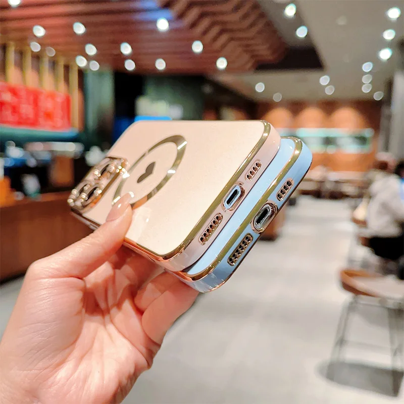 Coque en silicone plaquée solide 13 12 11 Pro 14 Plus Coque de protection d'objectif pour iPhone 14Pro Max_voghion.com