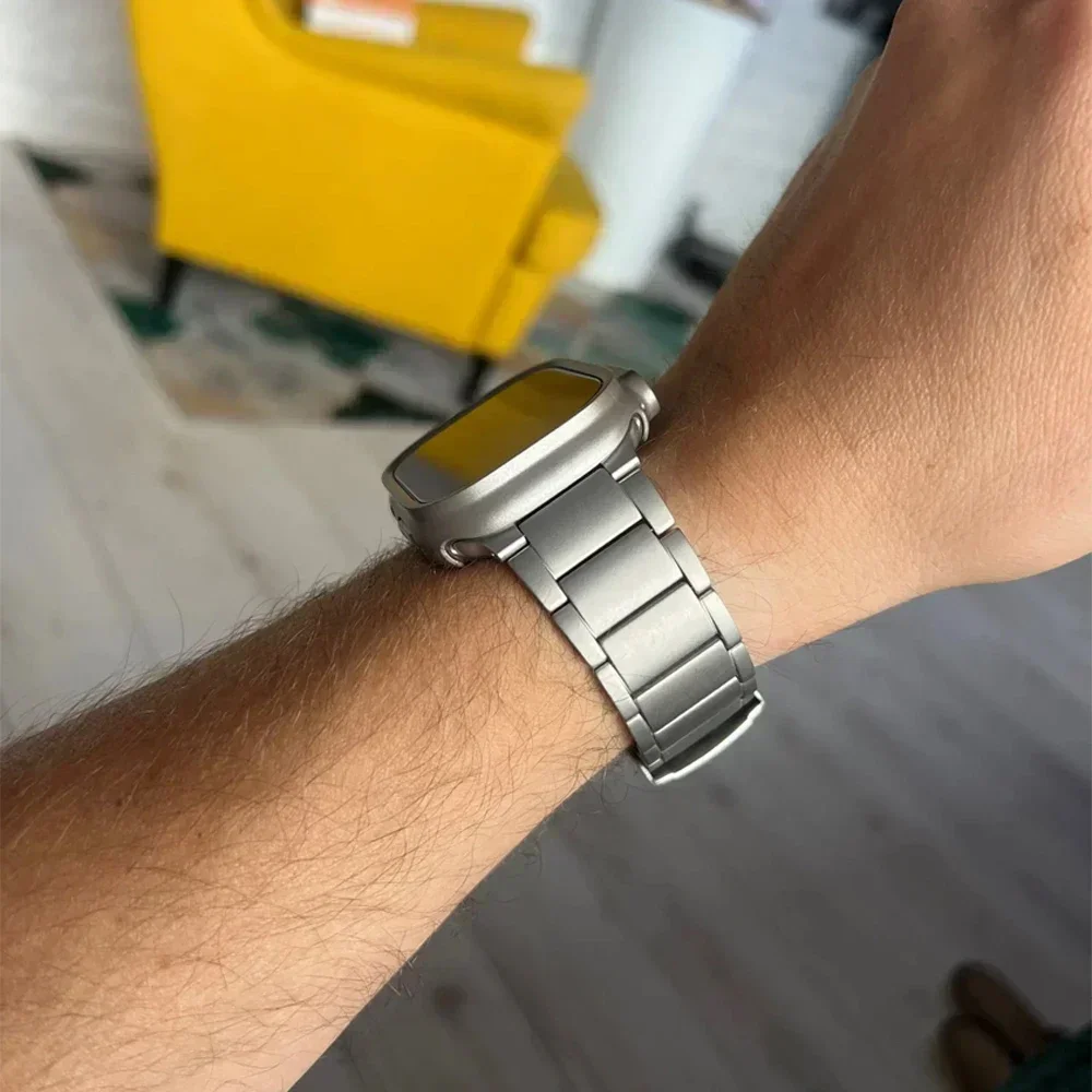 Luxury Titanium Business Style Watch Strap Bracelet