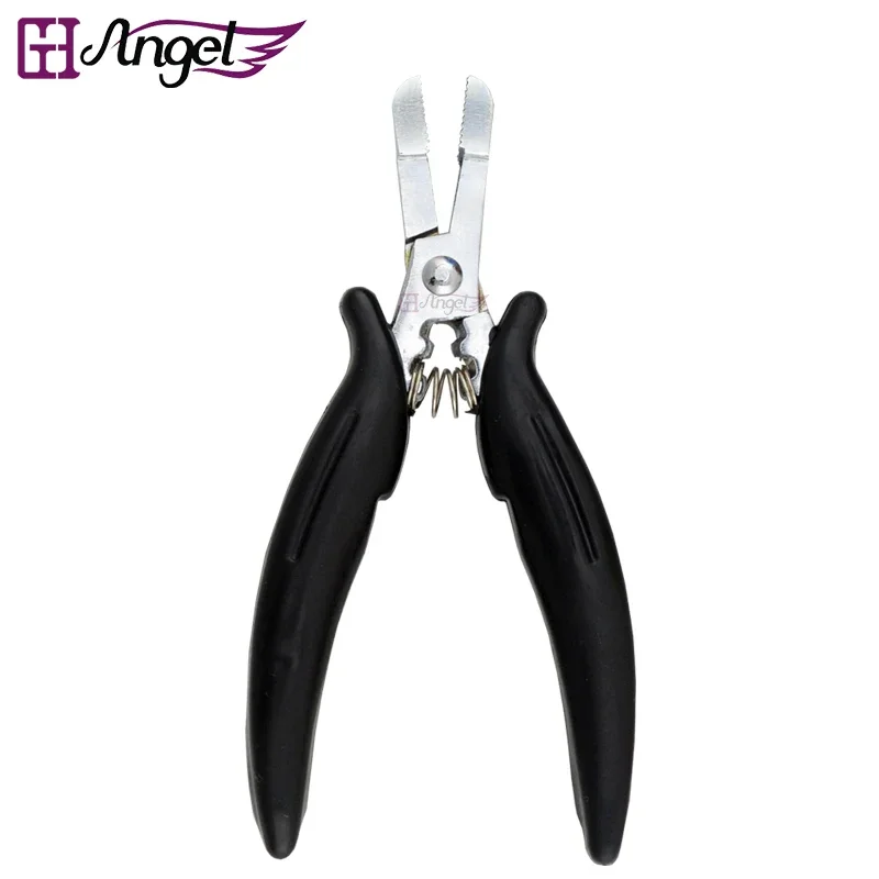 1pc D type stainless steel hair extension plier keratin bonding micro loop multifunctional micro ring pliers wig tools