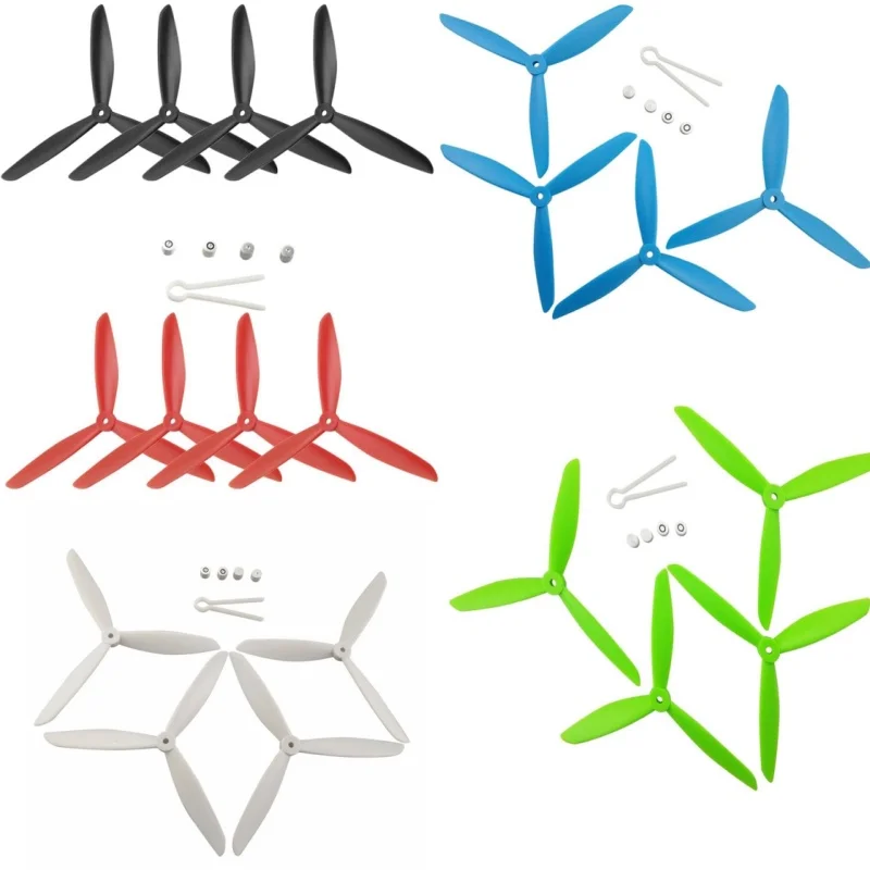 Kit 4 hélices 3 pales Hubsan H501S MJX B2W B2C B3 drone RC
