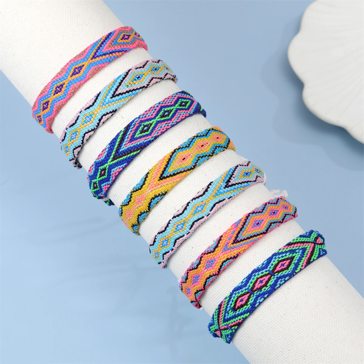 12 Pcs Nepal Woven Friendship Bracelets Handmade Braided String Adjustable  Bulk Bracelet For Women Kids Girls Surf Anklets - Bracelets - AliExpress