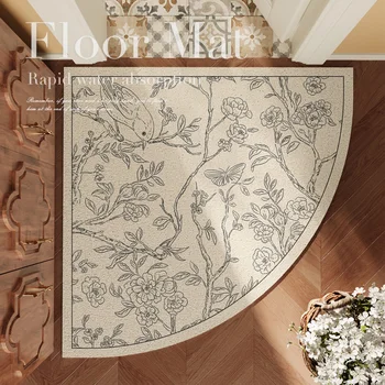 Quarter Round Leaf Mat 1