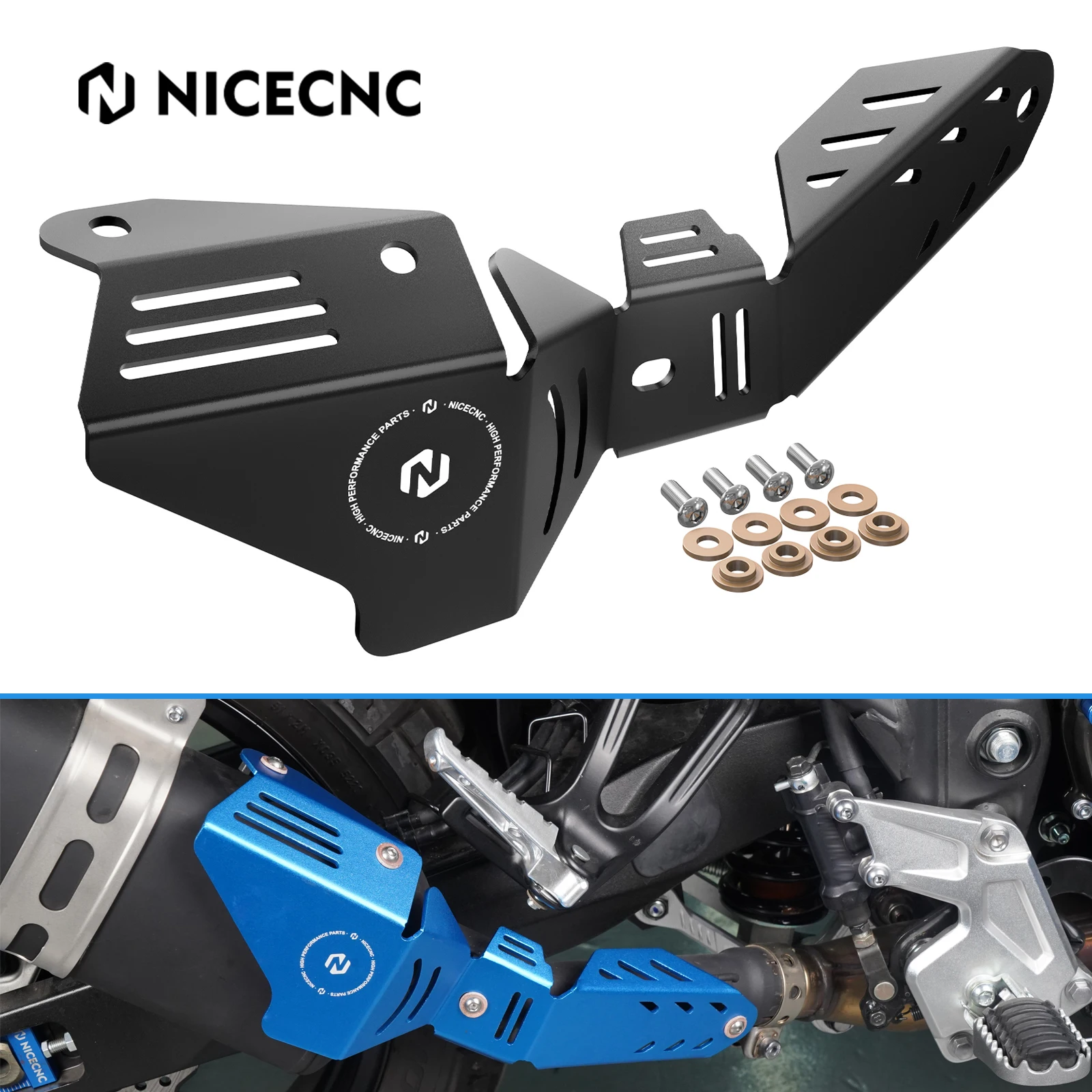 Paracalore Marmitta Moto Gommino Paracalore Marmitta Muffler Heat