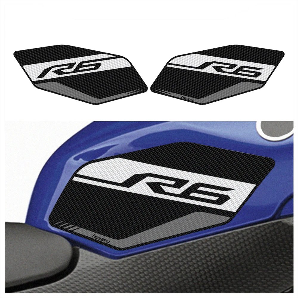 For Yamaha YZF R6 2008-2016 Sticker Motorcycle Accessorie Side Tank Pad Protection Knee Grip Mats