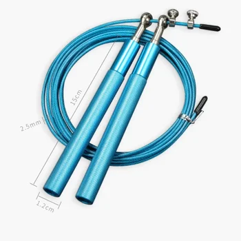 Jump Rope Ultra-speed Skipping Rope Steel Wire jumping ropes for Boxing Gym Fitness Training 3 Meters Adjustable Speed Gym 6