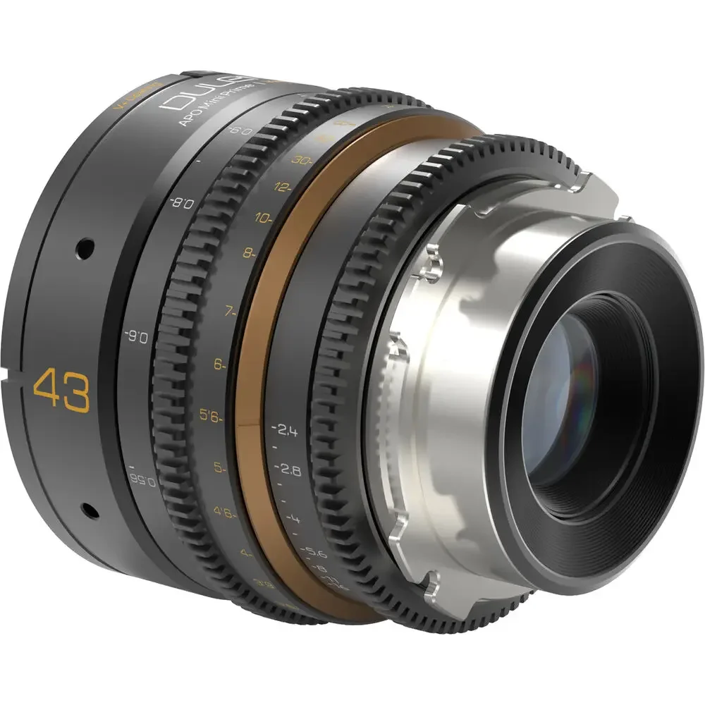 DULENS APO 미니 프라임 21mm T2.6 31mm 43mm 58mm 85mm T2.4 시네마 렌즈 풀 프레임 수동 초점 대형 아나모픽 렌즈 PL/EF 마운트