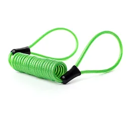 Enhanced Anti - Theft Security Cable for Motorcycles and Bicycles (C25 - L Green)