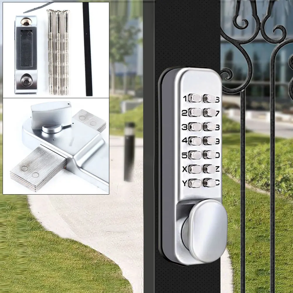

Keyless Mechanical Door Lock, Knob Keypad Security Digital Code Password Locking, Energy-Saving Password Lock for Home/Hotel