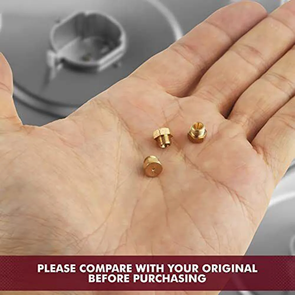 5/20PCS Propan Gas Düsen 0,5mm Öffnung Messing Jet Düse Propan Brenner Öffnung Kit Grill Ersatzteile LP gas M6 * 0,75mm – Detail 8