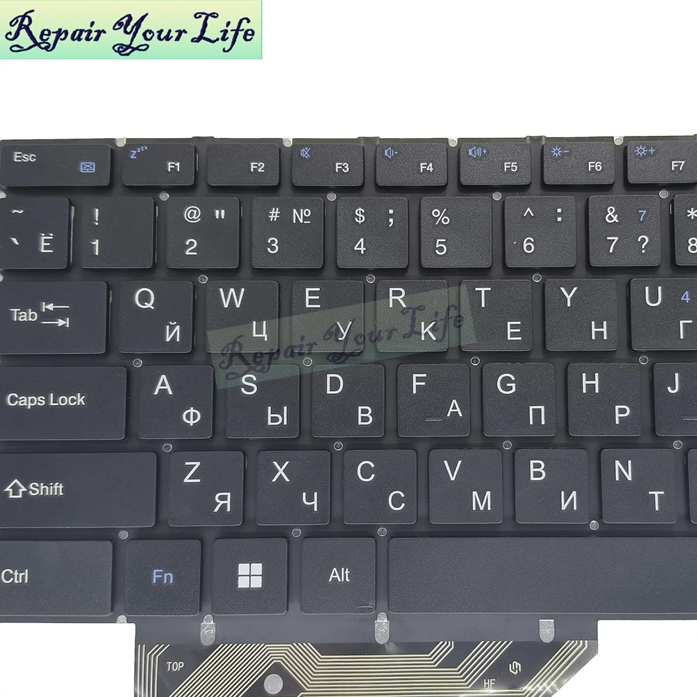 Teclado Russo ua Notebook Russo Laptop Inglês Rus Ru-en Inglês Np14g 6319c ru - Imagem 4