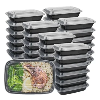 10PCS Black Food Containers 1