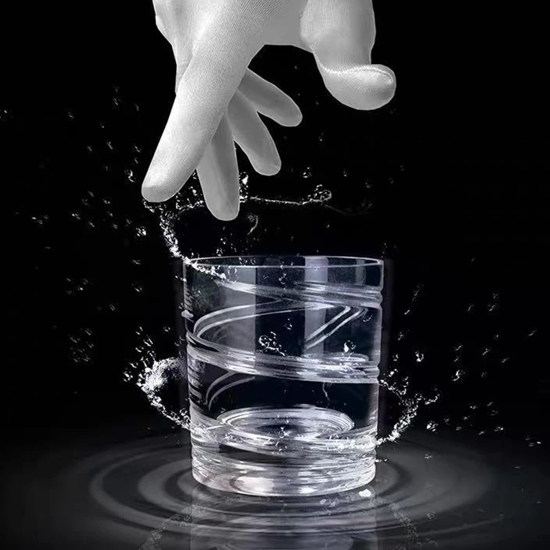 Germany Design Rotating Glass Whiskey Old Fashioned Glass Stable Revolve Release Pressure Whisky Tumbler Crystal Wine Cup whiskey glass