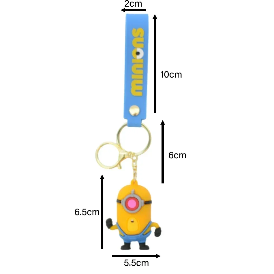 thumbnail image 1 of Minions 4 Despicable Me 4 Multipiece wholesale Keychain Kawaii Figure Pendant Doll Toy Cartoon Model Kid Birthday Christmas Gift, 1 of 5