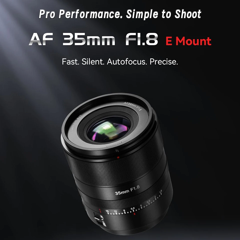 7Artisans AF 35mm F1.8 풀프레임 대구경 자동 초점 렌즈 ( E, 니콘 Z 및 L 마운트 호환)