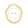 10/20/40 Doll Mini Gold Necklaces Chains Doll Dress Up Necklace Chains Golden Chains for DIY Doll Decor Photo Props Dollhouse 6