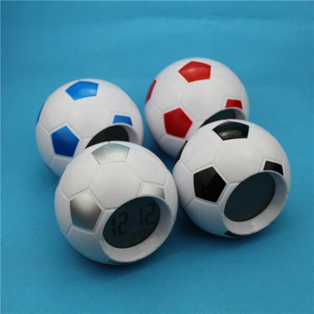 Lexibook Balón de Futbol Reloj Despertador Digital con Luz de Noche 3D y  Efectos Sonoros, PcCompone