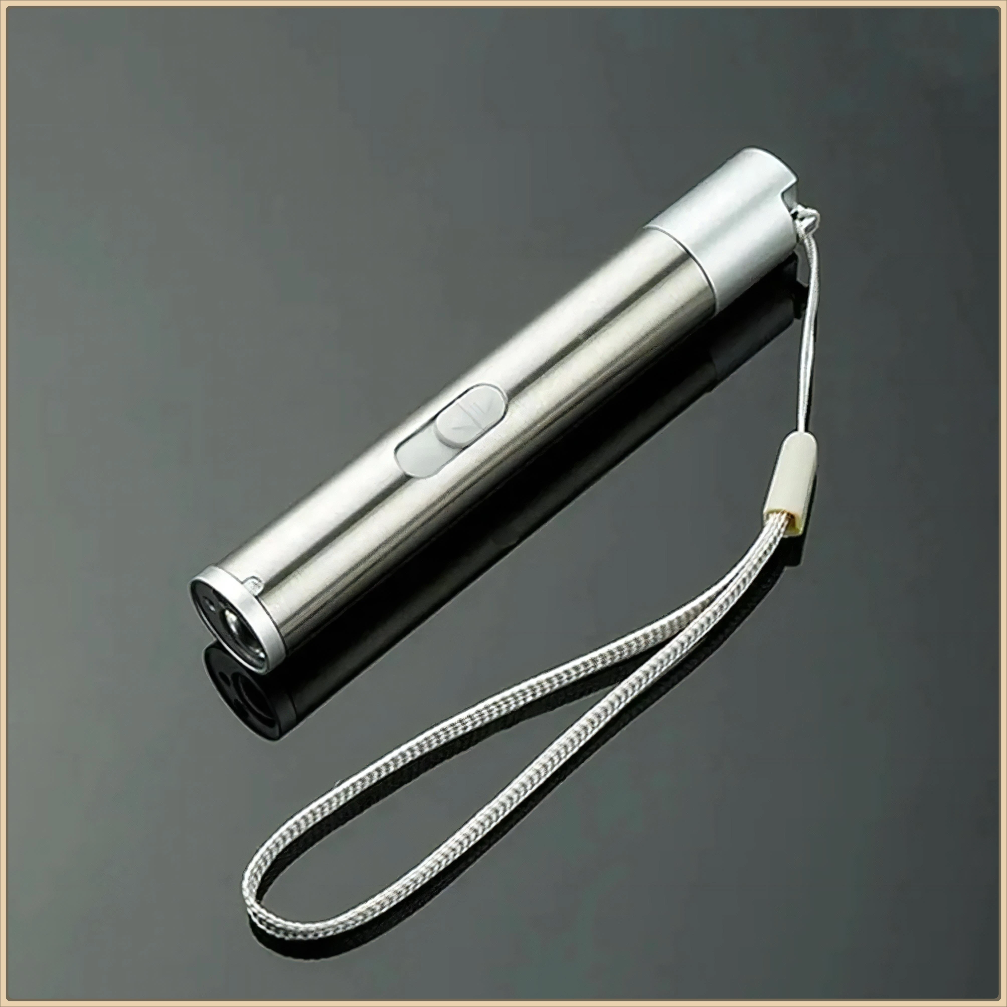 مؤشر USB شحن قابل لإعادة الشحن 3 في 1 مصباح يدوي ا...