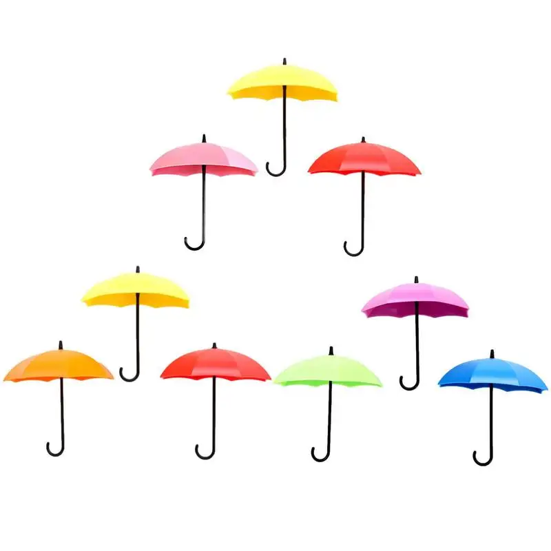 

Держатель для ключей с зонтиком, прочная и надежная настенная вешалка, декоративный подвесной держатель для ключей, украшение для дома и офиса