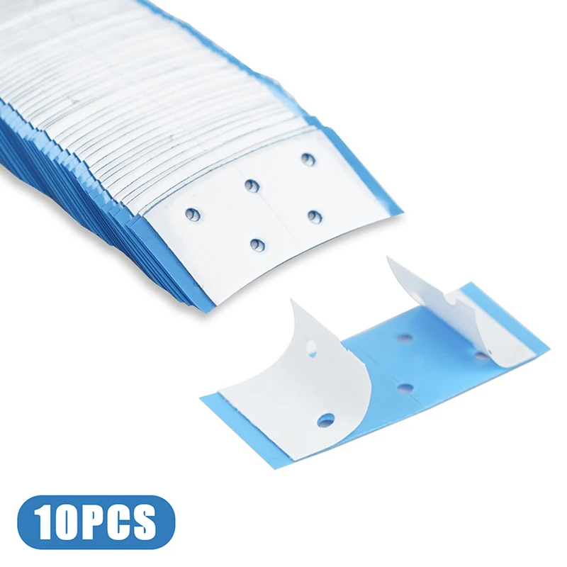 

10 шт., двусторонняя лента для наращивания волос