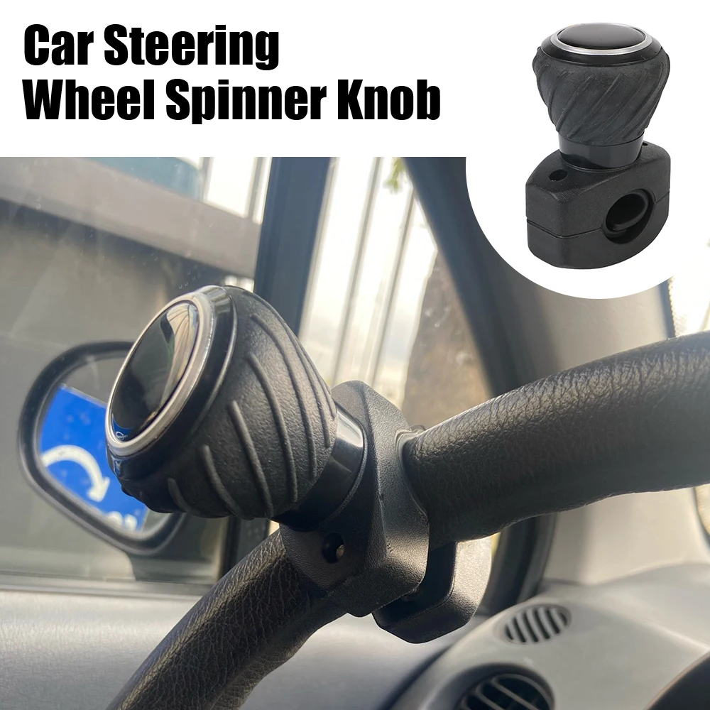 

Auto Parts Labor Saving Car Steering Wheel Booster Spinner Knob Truck Tractor Forklift 360 Degree Grip Ball Turning Hand Control