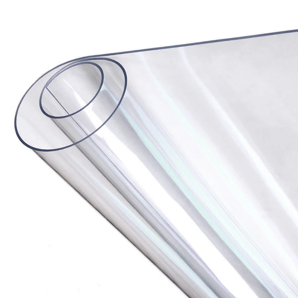 

Table Cover PVC Transparent Table Cloth Heat-resistant Washable Desk Protector Mat, 40x60cm
