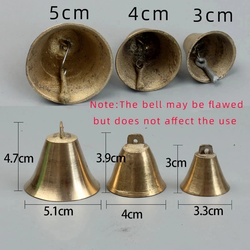 Copper Bells 1Pc vintage jingle bells copper bells for Cow Horse Sheep Grazing