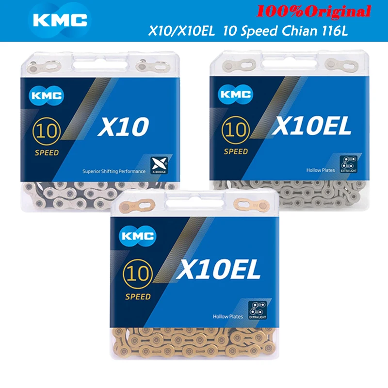 

KMC Bike Chain X8 X9 X10 X11 X12 Road/MTB Chain 8 9 10 11 12 Speed Bike Crankset Quick Links for Shimano SRAM Parts
