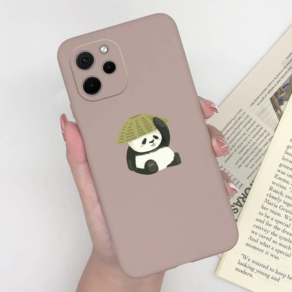 Cute Cartoon Dinosaur Bear Soft Silicone Case for Huawei Nova Y61 and Enjoy 50z