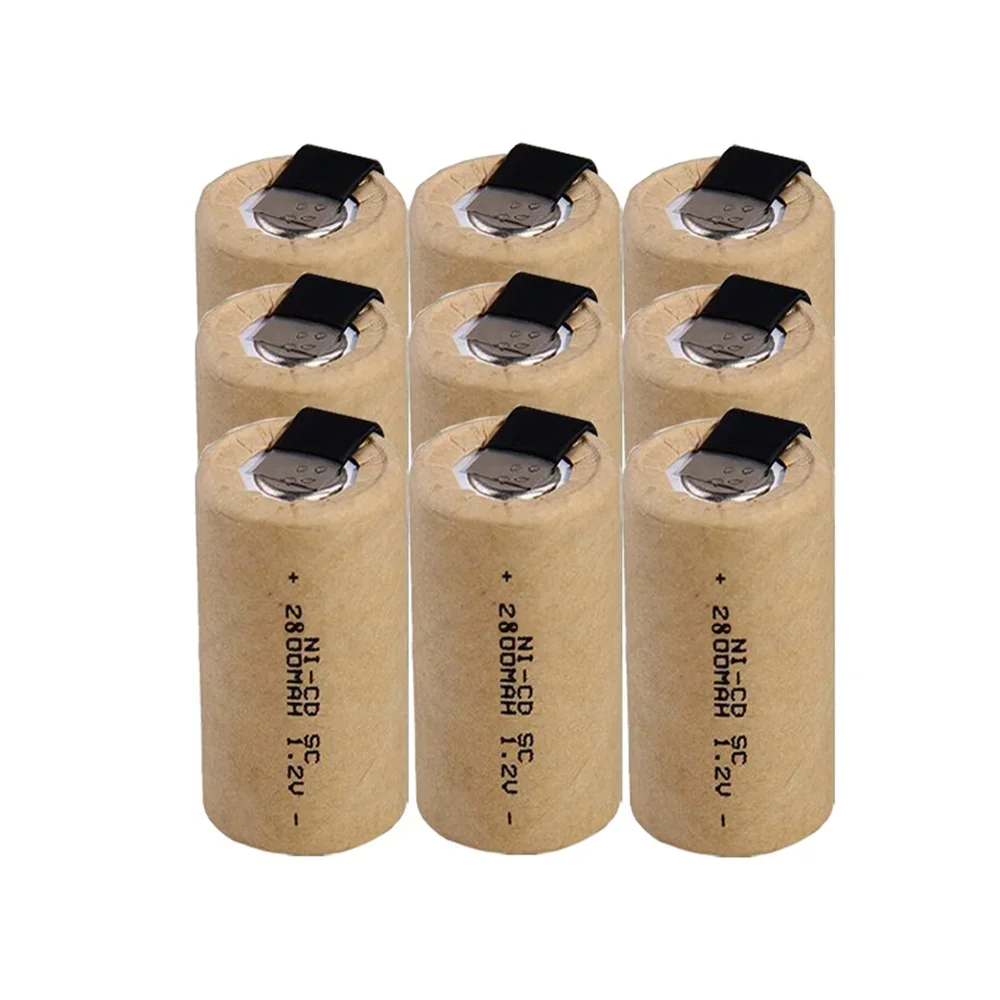 Qualità Sc 2800Mah 1.2V Batteria Ni-Cd Batterie Ricaricabili Per Makita Bosch B & D Hitachi Metabo Dewalt Per Cacciavite Elettrico
