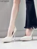 Womens Wine Red Matte Leather High Heels Fashion Pointed Toe Waterproof Platform Stiletto Heels Shoes Girl Party Prom Shoes 43 2