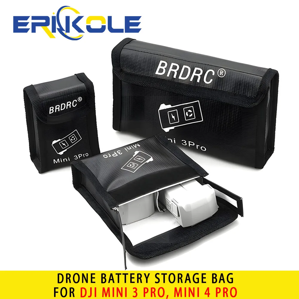 Drone Lipo Battery Borsa Sicura Antideflagrante Per Mini 4 Pro Custodia Protettiva Per Batteria Custodia Protettiva Per Dji Mini 3 Accessori Per Droni